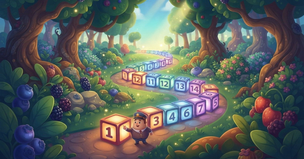 Playberry Park number train