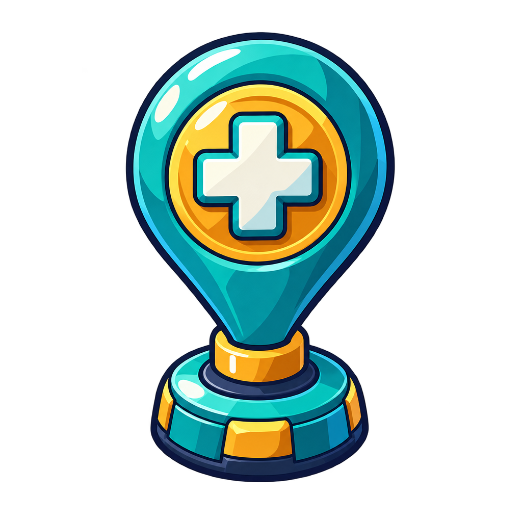 Front-facing trail player token
