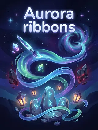 Aurora ribbons