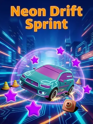 Neon Drift Sprint