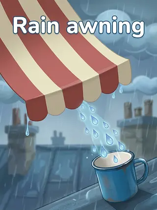 Rain awning