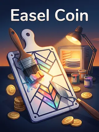Easel & Coin