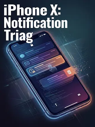 iPhone X: Notification Triage
