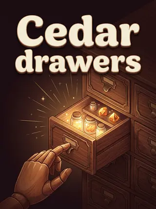 Cedar drawers