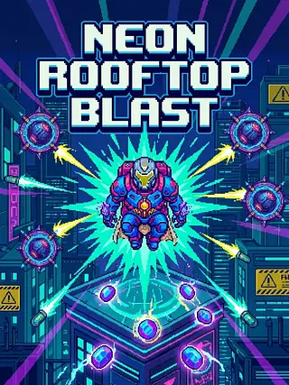 Neon Rooftop Blast