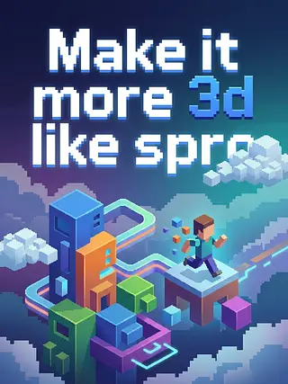 Make it more 3d like sky sprint just ...