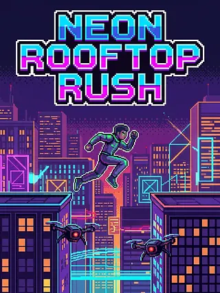 Neon Rooftop Rush