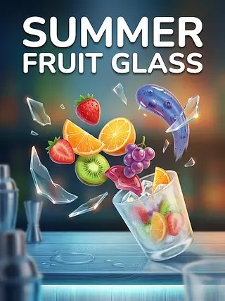 Summer Fruit Glass